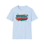 Tropical Vibes Graffiti sargasso live free Unisex T-Shirt - Live Free Design