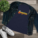 Women's Cotton Tee - Sargasso Flowered Print