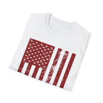 Distressed Flag, Men's Lightweight Fashion Tee