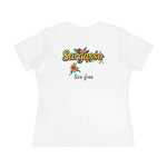 Women's Cotton Tee - Sargasso Flowered Print