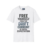 Unisex Softstyle T-Shirt - 'Free your self' Inspirational Design