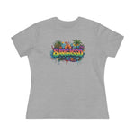 Cotton Tee - Sargasso Tropical Print Women's T-Shirt