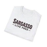 Unisex T-Shirt Sargasso Live Free rough trail seaweed Design