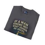 Men's Inspirational Unisex Softstyle T-Shirt - If a man knows