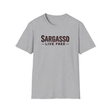 Unisex T-Shirt Sargasso Live Free rough trail seaweed Design