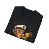 Sober Unisex T-Shirt - Drunken Monkey Design