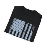 Distressed Flag, Men's Lightweight Fashion Tee