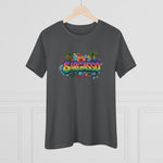 Cotton Tee - Sargasso Tropical Print Women's T-Shirt