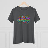 Cotton Tee - Sargasso Tropical Print Women's T-Shirt