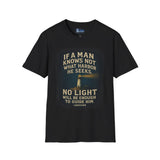Men's Inspirational Unisex Softstyle T-Shirt - If a man knows