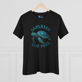 The Sea glass turtle  Women's Cotton Tee