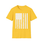 Distressed Flag, Men's Lightweight Fashion Tee