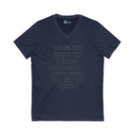 V-Neck Tee Experiential Knowledge Growth T-Shirt