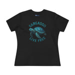 The Sea glass turtle  Women's Cotton Tee