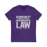 Women's V-Neck Accountability Tee