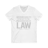 Women's V-Neck Accountability Tee