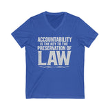 Women's V-Neck Accountability Tee