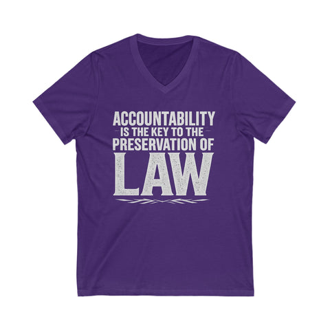 Women's V-Neck Accountability Tee