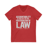 Women's V-Neck Accountability Tee