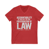Women's V-Neck Accountability Tee