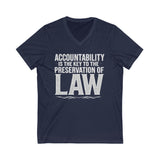 Women's V-Neck Accountability Tee