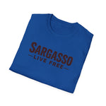 Unisex T-Shirt Sargasso Live Free rough trail seaweed Design
