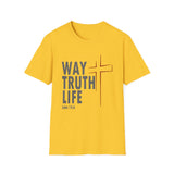 Way, Truth Life, Men's Lightweight Fashion Tee