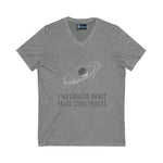 V-Neck Tee - 'I no longer orbit' design