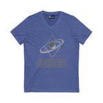 V-Neck Tee - 'I no longer orbit' design