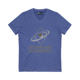 V-Neck Tee - 'I no longer orbit' design