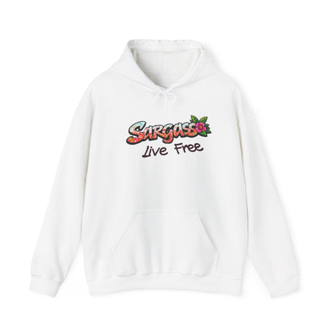 Hooded Sweatshirt - Sargasso Live Free Design