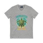 V-Neck Tee - Sargasso Turtle Print
