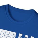 Distressed Flag, Men's Lightweight Fashion Tee