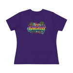 Cotton Tee - Sargasso Tropical Print Women's T-Shirt