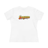 Women's Cotton Tee - Sargasso Flowered Print