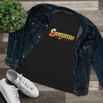 Women's Cotton Tee - Sargasso Flowered Print
