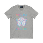 V-Neck Tee - Sargasso Butterfly Design