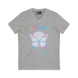 V-Neck Tee - Sargasso Butterfly Design
