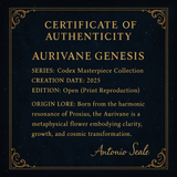 Aurivane Genesis – Limited Codex collector's  Print