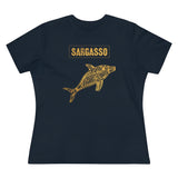 Gold Holistic Dolphin, Women's Premium Tee