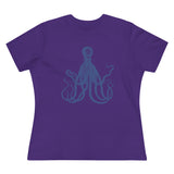 Blue Octopus, Women's Premium Tee