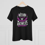 Within The Covers Of The Bible Are The Answers For All The Problems Men Face, Women's Premium Tee