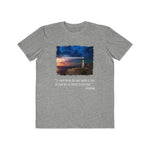 If A Man Know's Not What Harbor He Seeks, Men's Lightweight Fashion Tee