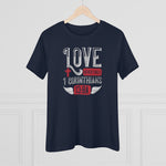 Love Never Fails, Women's Premium Tee