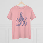 Blue Octopus, Women's Premium Tee
