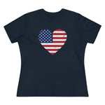 I Heart America, Women's Premium Tee