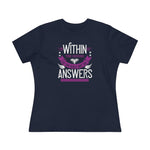 Within The Covers Of The Bible Are The Answers For All The Problems Men Face, Women's Premium Tee