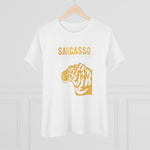 Gold Holistic Tiger, Women's Premium Tee