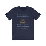 Jimmy Dean, I Can't Change The Direction Of The Wind, But I Can Adjust My Sails To Always Reach My Destination Unisex Jersey Short Sleeve Tee