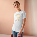 Gold Holistic Dolphin, Women's Premium Tee